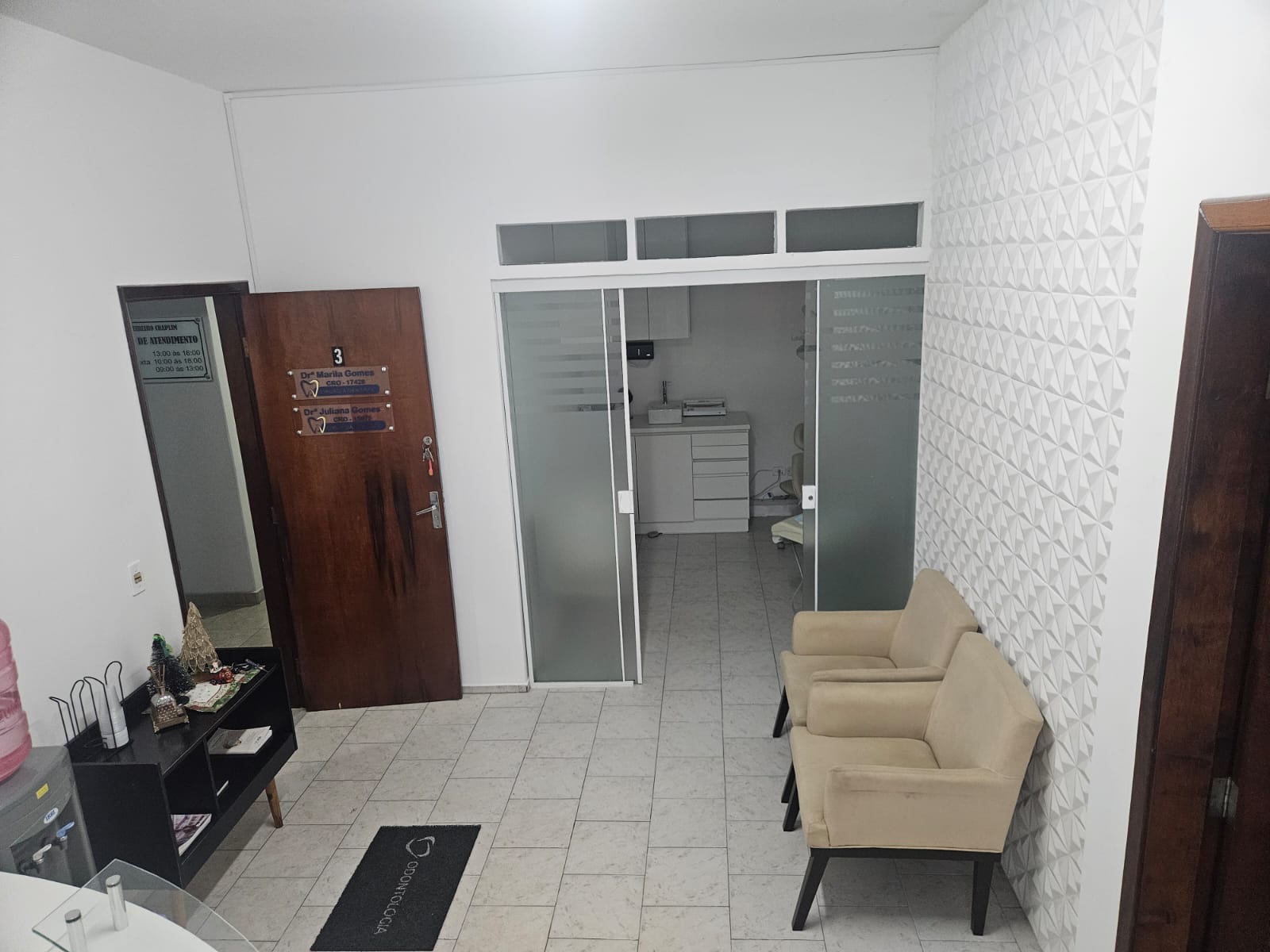 Área de espera do consultório